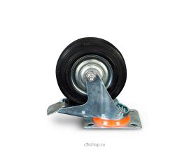Колеса поворотные c боковым тормозом (резина)