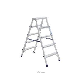 Стремянки двухсторонние алюминиевые AD
