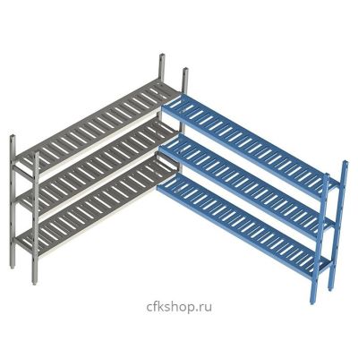 Стеллаж модульный угловой дополнительный POLAIR LOAD.ME POLY 21AL.3PP50.06C