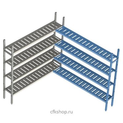Стеллаж модульный угловой дополнительный POLAIR LOAD.ME POLY 21AL.4PP40.06C