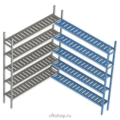 Стеллаж модульный угловой дополнительный POLAIR LOAD.ME POLY 21AL.5PP40.07C