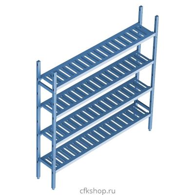 Стеллаж модульный базовый POLAIR LOAD.ME POLY 16AL.4PP30.13B