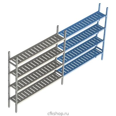 Стеллаж модульный линейный дополнительный POLAIR LOAD.ME POLY 16AL.4PP50.15Е