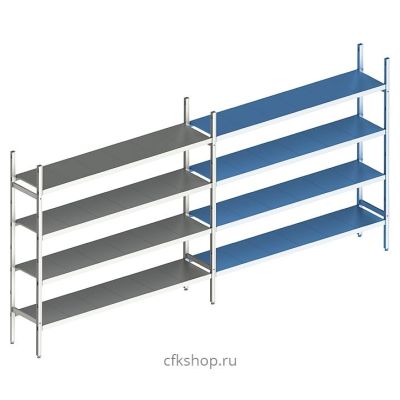 Стеллаж модульный линейный дополнительный POLAIR LOAD.ME INOX 21AL.4IN40.08Е