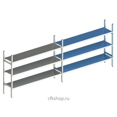 Стеллаж модульный линейный дополнительный POLAIR LOAD.ME INOX 16AL.3IN40.15Е
