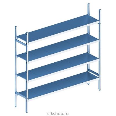Стеллаж модульный базовый POLAIR LOAD.ME INOX 16AL.4IN40.10B