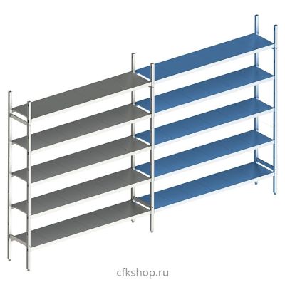 Стеллаж модульный линейный дополнительный POLAIR LOAD.ME INOX 18AL.5IN50.12Е