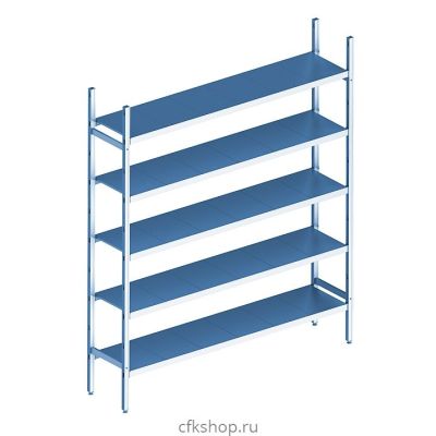 Стеллаж модульный базовый POLAIR LOAD.ME INOX 16AL.5IN50.17B