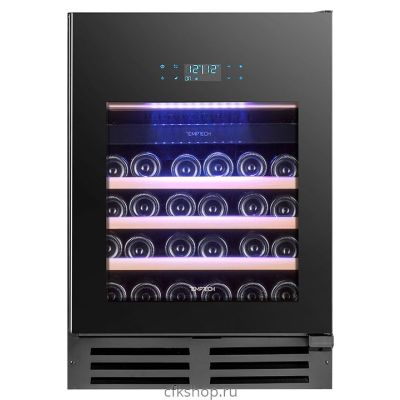 Винный шкаф Temptech Elegance EX60DRB двухзонный черный