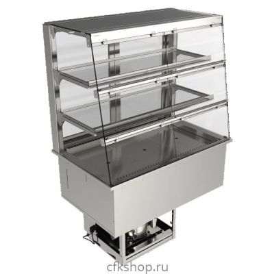 Витрина холодильная BSV-inox VRS 3G/6