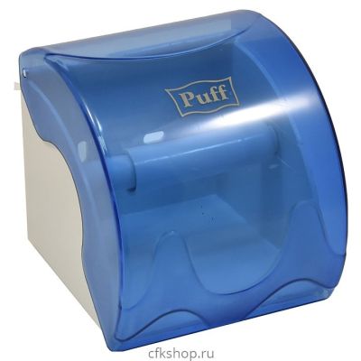 Диспенсер для туалетной бумаги Puff 7105 синий малый, с ключом