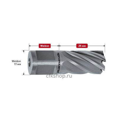 Корончатое сверло SILVER-LINE 19*25 арт. 20.1255-019