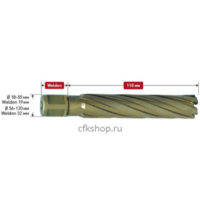 Корончатое сверло HARD-LINE 78*110 арт. 20.1660-078