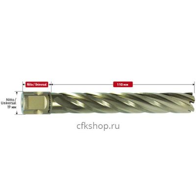 Корончатое сверло GOLD-LINE 22*110 арт. 20.1280N-022
