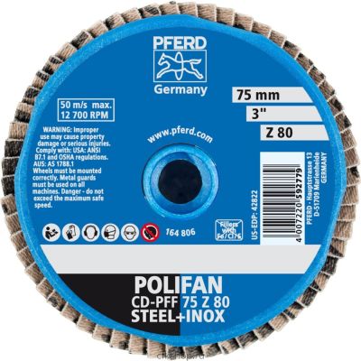 Диск шлифовальный лепестковый PFERD CD PFF Z 592779
