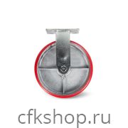 Колесо большегрузное неповоротное FCp 63 150 мм полиуретановое (F)