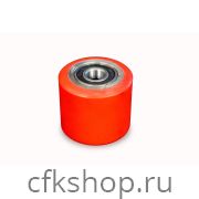 Колесо полиуретановое 80х70 мм без подшипника для тележек BF/DF-III/RHP/AC/DF/CW2/PWH (черное)