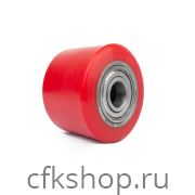 Колесо полиуретан 80х70 мм с подшипником для тележек и платформ BF/DF-III/RHP/AC/DF/CW2/PWH/CRA/CRO