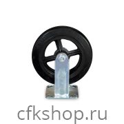 Колесо большегрузное неповоротное FCd 80 200 мм обрезиненное (N)