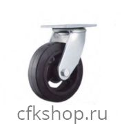 Колесо большегрузное поворотное SCd 55 125 мм обрезиненное (N)