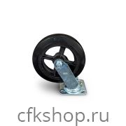 Колесо большегрузное поворотное SCd 80 200 мм обрезиненное (N)