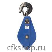 Блок монтажный однорольный с  крюком TOR 3,2 т с откидной щекой