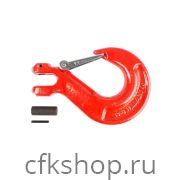 Крюк с вилочным креплением и защелкой TOR г/п 5,3 тн (Q)