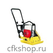 Виброплита TOR C-60(R) 60 кг, 10,5кН (Honda) коврик, колесный комплект