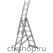 Лестница 3-х секционная алюминиевая 3*6