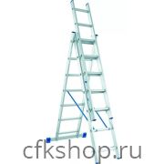 Лестница 3-х секционная алюминиевая 3*7