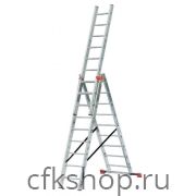 Лестница 3-х секционная алюминиевая 3*9