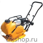 Виброплита TOR C-60T(R) 70 кг, 10,5кН (Honda) бак, коврик, колесный комплект