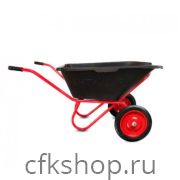 Тачка строительная 110 л 200 кг «Антиудар» двухколёсная с пневмоколесом