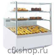 Витрина тепловая Carboma KC95 VH 1,5-1 (1003, белая)