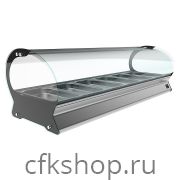 Витрина тепловая КОБОР SE-6H серебряная