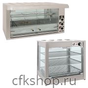 Гриль для кур Sikom МК-8.16+ВН-4.3 с тепловой витриной