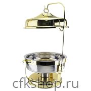 Чафинг-диш P.L. Proff Cuisine CDIG 9 л (нерж. сталь) золотистый на подставке