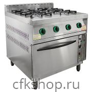 Плита газовая ПищТех ПГ-4Д-01