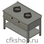 Плита газовая Вулкан KSW 02 8785 WOK