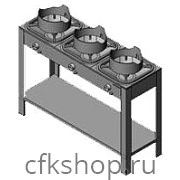 Плита газовая Вулкан KSB03 8157 WOK