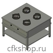 Плита газовая Вулкан KSW 04 8791 WOK