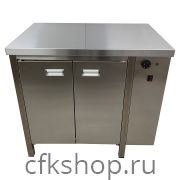 Стол тепловой ЦМИ СТТпДРБ-120/60 (распашные двери, с бортом)