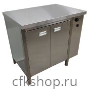 Стол тепловой ЦМИ СТТпДРБ-130/60 (распашные двери, с бортом)