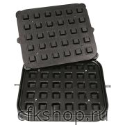 Форма для тарталетницы Kocateq DHTartmatic Plate 17 (квадратные, верхний 41х41 мм, нижний 25х25 мм, 30 шт.)