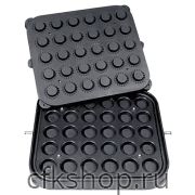 Форма для тарталетницы Kocateq DHTartmatic Plate 12 (круглые, верхний Ø 49 мм, нижний Ø 39 мм, 30 шт.)