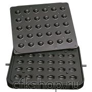 Форма для тарталетницы Kocateq DHTartmatic Plate 23 (орешки, верхний 42х35 мм, высота 18 мм, 30 шт.)