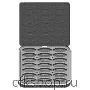 Форма для тарталетницы Kocateq DHTartmatic Plate 97 (овальные, верхний Ø 103 мм, нижний Ø 96 мм, 21 шт.)