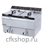 Фритюрница Airhot EF12+12T с краном