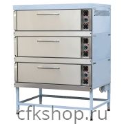 Шкаф пекарский ONEGA ШПЭНМр-3 П с парогенератором (фронт и двери из нерж. стали)