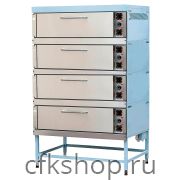 Шкаф пекарский ONEGA ШПЭНМр-4 П с парогенератором (фронт и двери из нерж. стали)